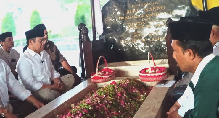 Ziarah ke Makam Bung Karno, Cak Imin Mengaku Dapat Perintah dari Para Kiai