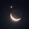 Fenomena Langit Okultasi Venus dan Bulan Terlihat Jelas di Langit Batam