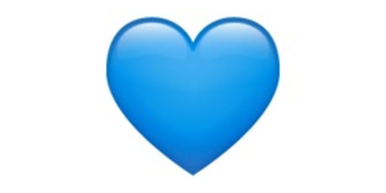 Emoji Blue Heart