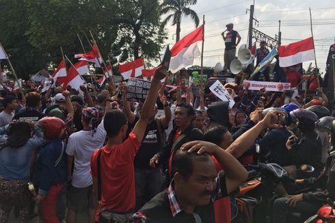 Unjuk Rasa Massa Pro Ahok, Lalin di Sekitar Rutan Cipinang Dialihkan