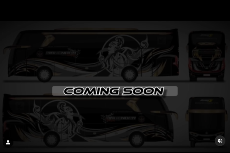 Teaser bus Mahendra Transport