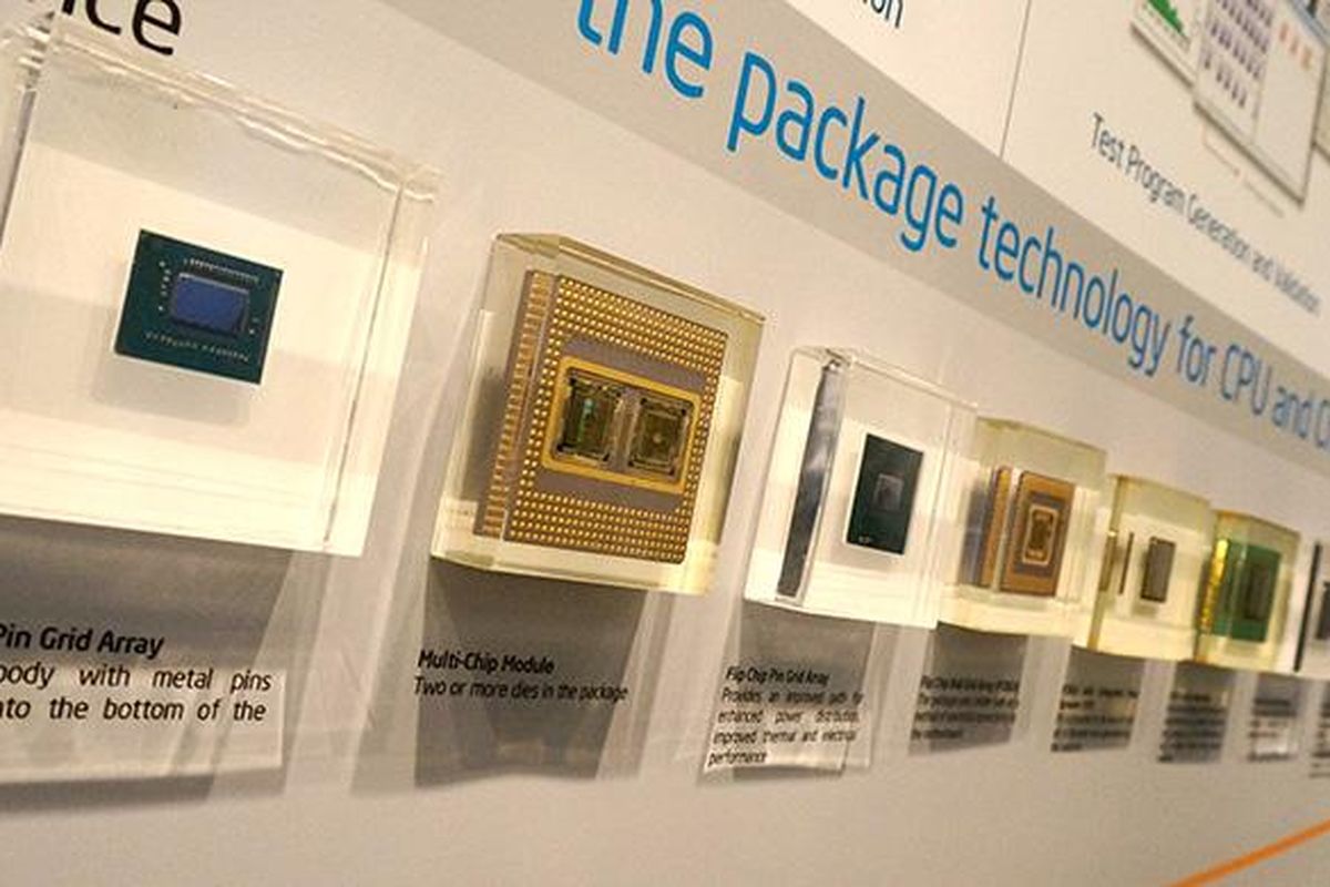 Jenis-jenis kemasan (package) yang dipakai untuk chip Intel