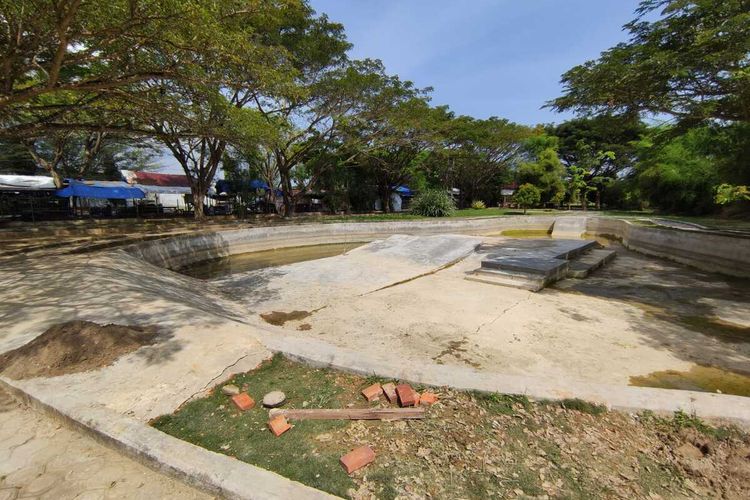 Lapangan Skatepark di Desa Mon Geudong, Kecamatan Banda Sakti, Kota Lhokseumawe, Provinsi Aceh, Minggu (8/1/2023)