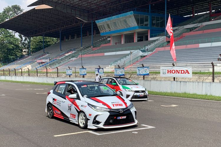 Ilustrasi Toyota Yaris milik tim balap Toyota Gazoo Racing Indonesia (TGRI).