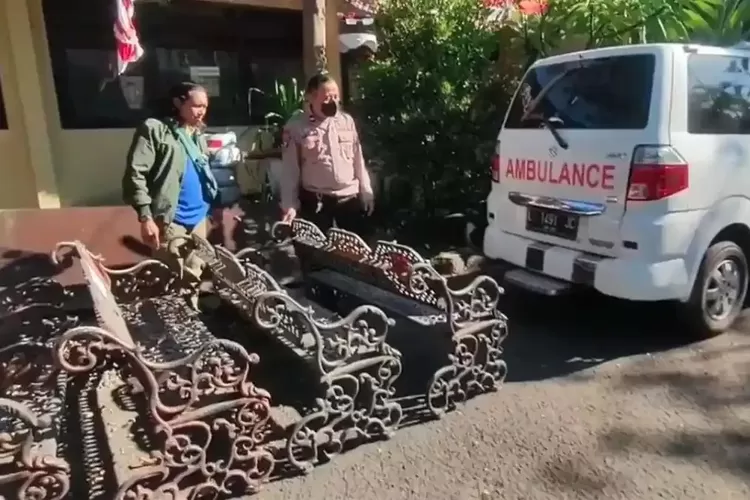 Pencuri Kursi Taman di Surabaya Ternyata Analis Kesehatan laboratorium, Mengaku Terdesak Biaya Hidup