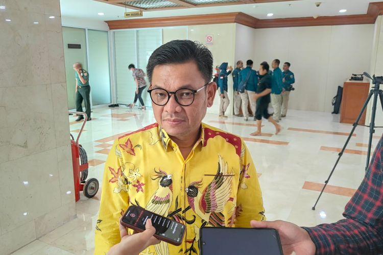 Ketua DPP Partai Golkar Ace Hasan Syadzily ditemui di Kompleks Parlemen Senayan, Jakarta, Selasa (7/11/2023).
