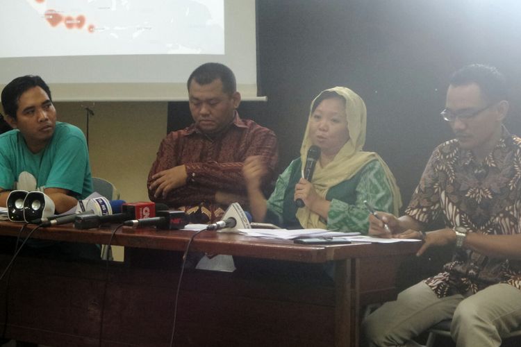 Koalisi Masyarakat Sipil Anti-Persekusi menggelar konferensi pers terkait maraknya kasus persekusi oleh ormas tertentu, di kantor YLBHI, Menteng, Jakarta Pusat, Rabu (7/6/2017).