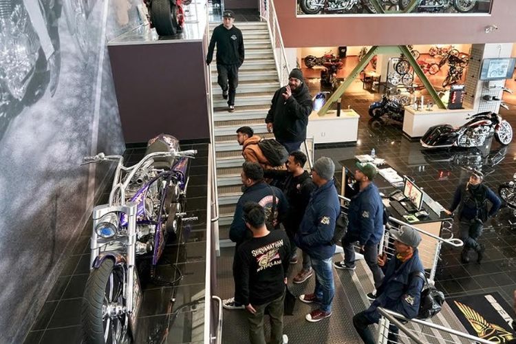 Builder Indonesia serap ilmu di Arlen Ness Motorcycles