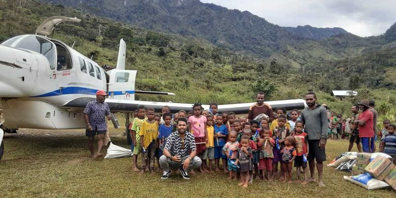 Salah satu kondisi bandara perintis di wilayah pegunungan, Papua