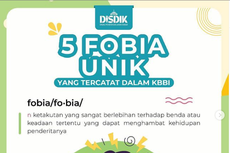 Siswa, Kenali 5 Fobia Unik yang Tercatat di KBBI