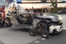 Kecelakaan Maut BMW Singapura, Pacar Pengemudi Masuk ICU dengan Luka Bakar 80 Persen