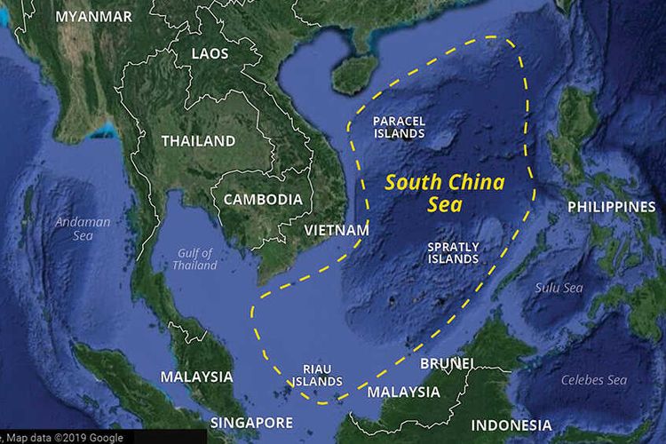 Countries surrounding the South China Sea