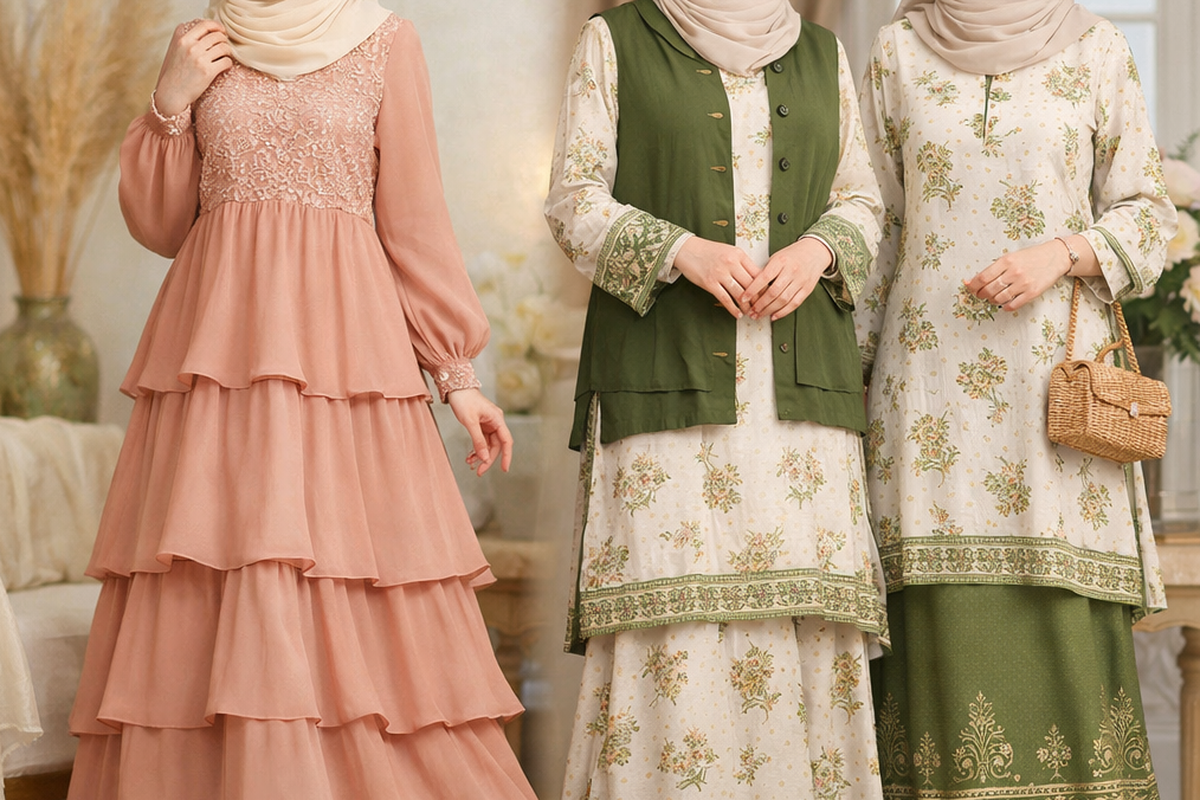 Model baju lebaran 2026 wanita terbaru: Gamis Bini Orang dan Mertua Series