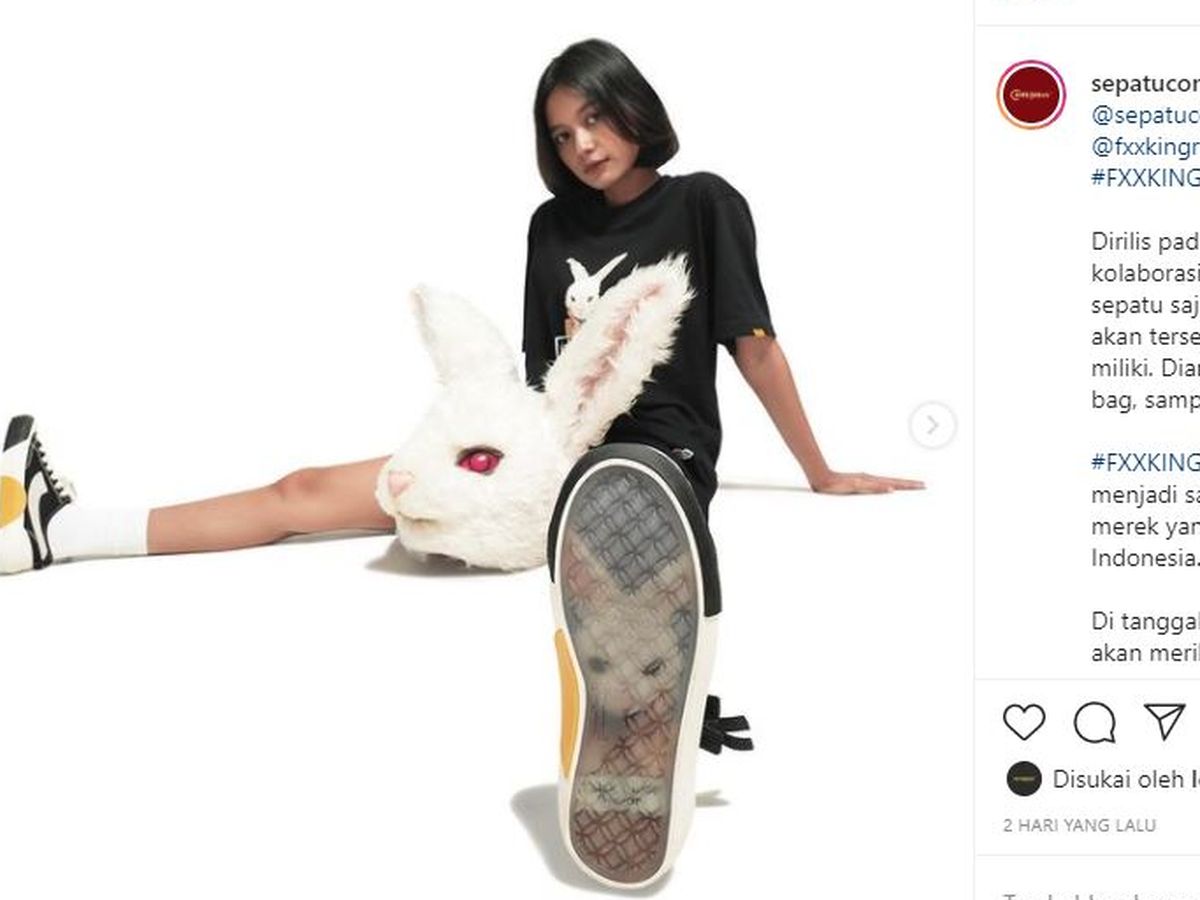 Sepatu Compass x Fxxkingrabbits Rilis Ulang, Harganya Melambung di 