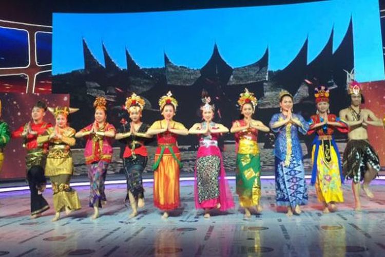 Promosi Wonderful Indonesia melalui penampilan para seniman dan musisi Indonesia dalam program Rhythm of The Spring Festival di Nanning TV, China, 9-12 Januari 2017.