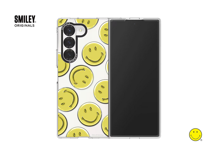  Case Galaxy Z Fold 6 Smiley Yellow Slim Impression