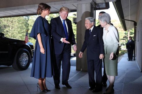 Berkunjung ke Jepang, Trump Bertemu Kaisar Akihito