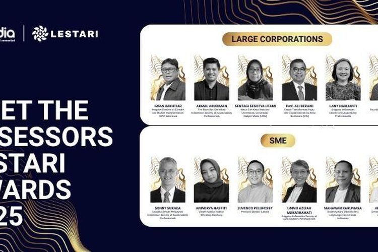 KG Media resmi mengumumkan 12 dewan juri ajang Lestari Awards 2025. 