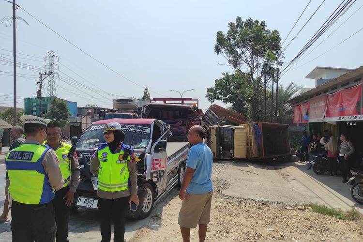 Kronologi Kecelakaan 7 Kendaraan di Lingkar Kudus, Diduga Berawal dari Truk Rem Blong