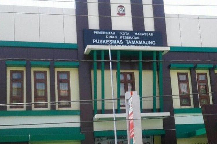 Puskesmas Tamamaung yang berlokasi di Jalan Abdullah Daeng Sirua, Makassar.