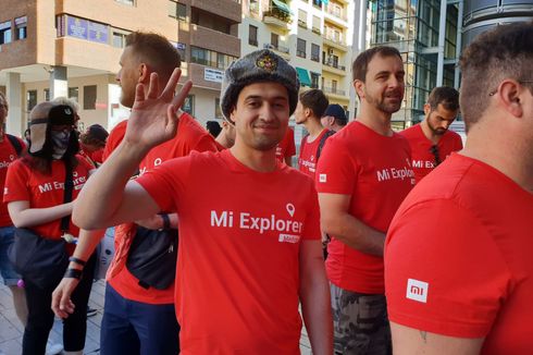 Suasana Jelang Peluncuran Xiaomi Mi A2 di Madrid