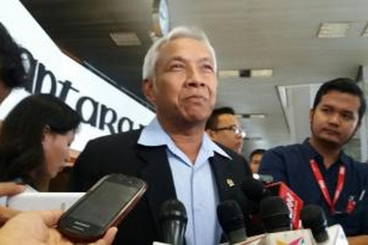 Wakil Ketua DPR RI Agus Hermanto saat ditemui di Kompleks Parlemen, Senin (5/10/2015)