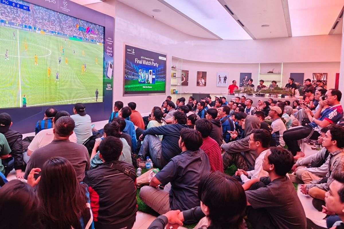 Lewat program bertajuk Make Your Moment, OPPO Indonesia menggelar acara nonton bareng (nobar) final UCL di tiga kota.