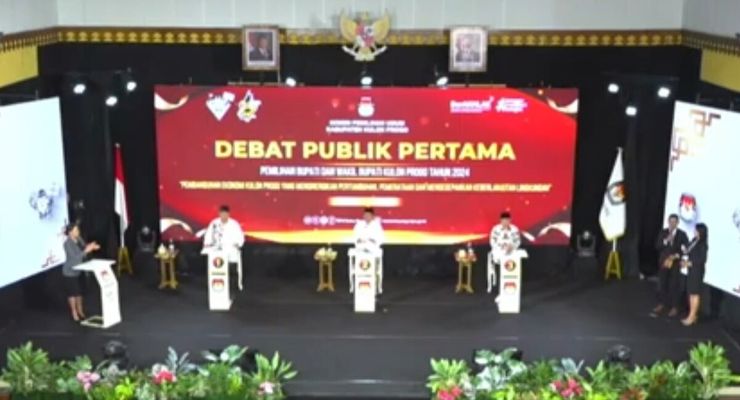 Debat Pilkada Kulon Progo, Infrastruktur Rusak Jadi Sorotan Paslon