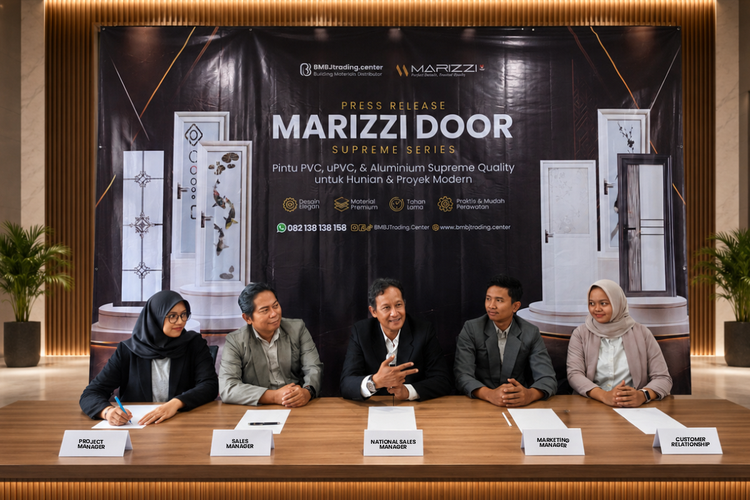 Penuhi Kebutuhan Hunian Modern, BMBJTrading.Center Luncurkan Marizzi Door Supreme Series