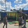 Truk Pengangkut Rumput Laut Tabrak Kios di Nunukan, Sopir Sempat Dikira Kabur, Ternyata Pergi Lapor Polisi