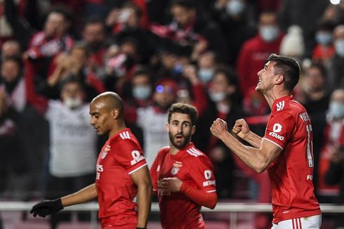 Hasil Benfica Vs Dynamo Kyiv - Bukan Barca, Benfica Temani Bayern ke 16 Besar