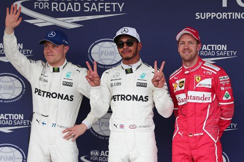 Klasemen Sementara Formula 1, Lewis Hamilton Kian Tinggalkan Vettel