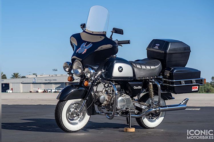 Iconic Motorbike lelang Monkey-Davidson, bagger mini yang unik