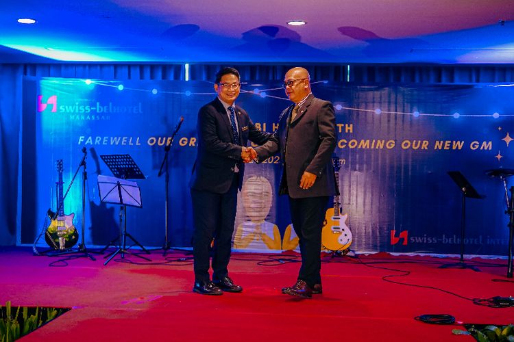 Peresmian pergantian General Manager Swiss-Belhotel Makassar di Selayar Ballroom, Makassar, Minggu (30/4/2023) 