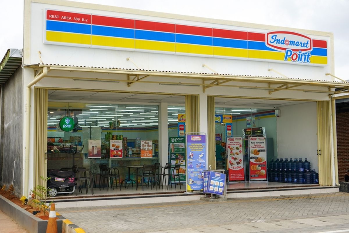 Ilustrasi gerai Indomaret.