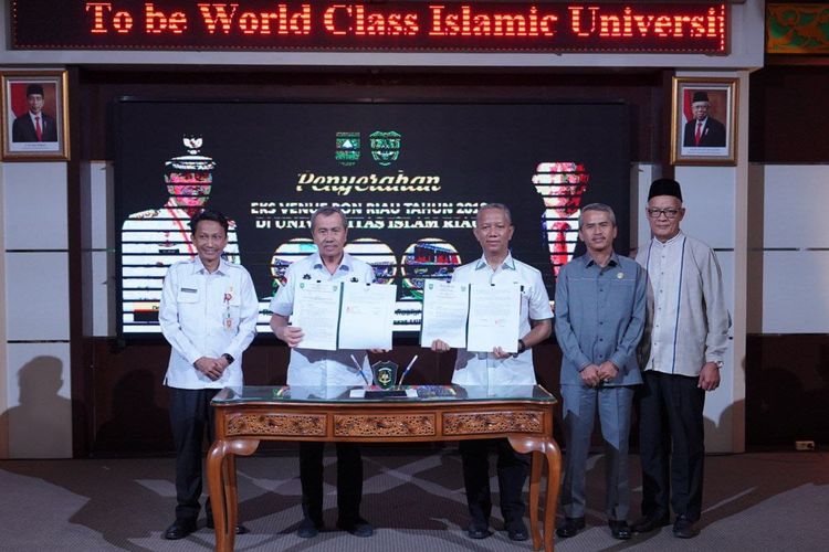 Pemerintah Provinsi (Pemprov) Riau menghibahkan tiga unit eks venue kepada Universitas Islam Riau (UIR). Tiga unit ini adalah venue Gulat, Panahan, dan Hall Voley.