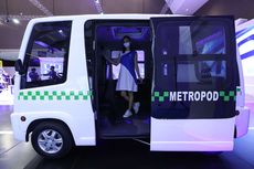 BERITA FOTO: Metropod, Kendaraan Listrik Mungil Dijadikan Feeder
