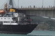 Cuaca Ekstrem, Kapal Tanker MT Eastern Glory Tabrak Jembatan di Batam