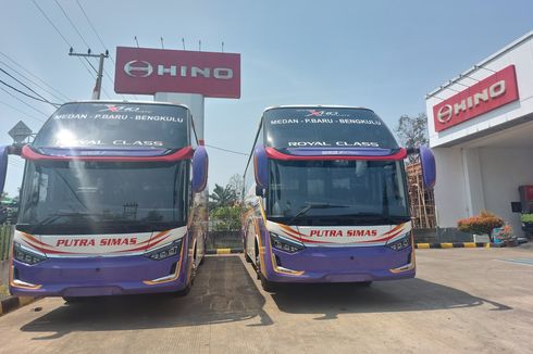 Pakai Model Terlaris Hino, PO Putra Simas Tambah 2 Unit Bus Baru