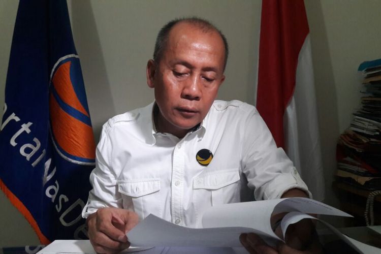 Ketua Dewan Perwakilan Wilayah (DPW) Jawa Barat Partai Nasdem Saan Mustopa