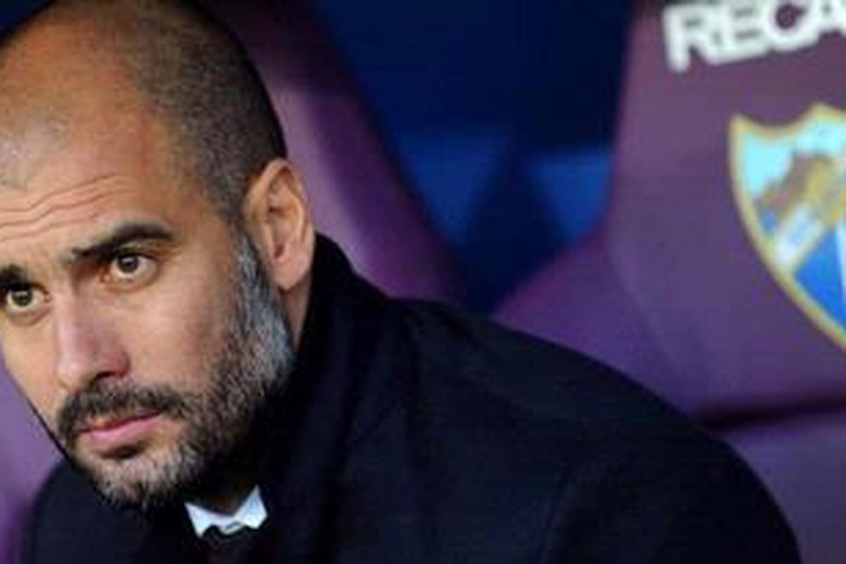 Pelatih Barcelona, Josep "Pep" Guardiola.