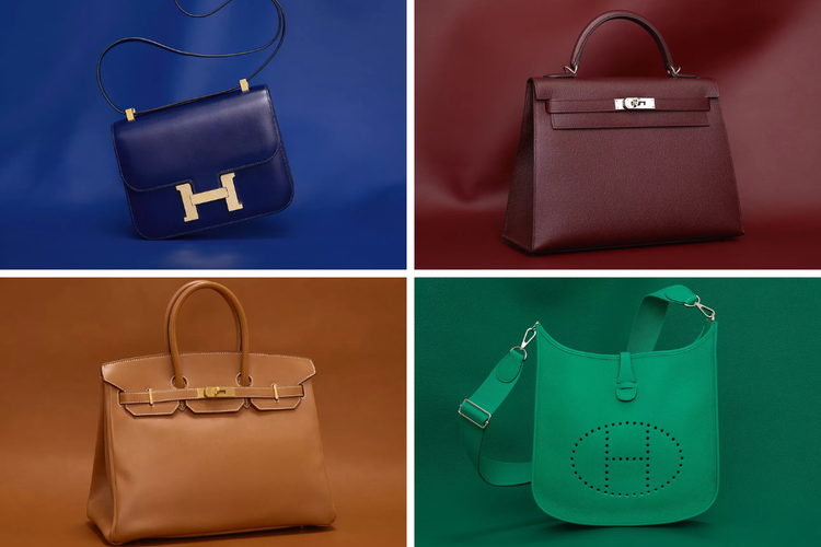 Ilustrasi aneka tas Hermes. CEO Hermès Axel Dumas kesal karena tas Birkin baru makin banyak dijual reseller, bikin pelanggan asli kesulitan dan harga jadi tak masuk akal.
