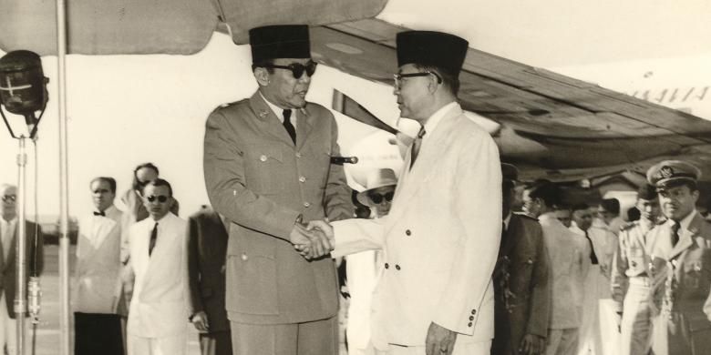 Presiden Soekarno dan Wakil Presiden Mohammad Hatta