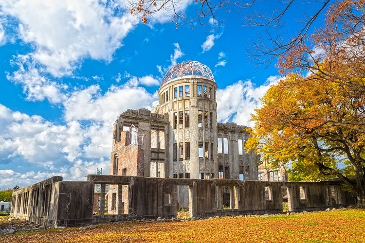 Ilustrasi Jepang - Hiroshima Peace Memorial.