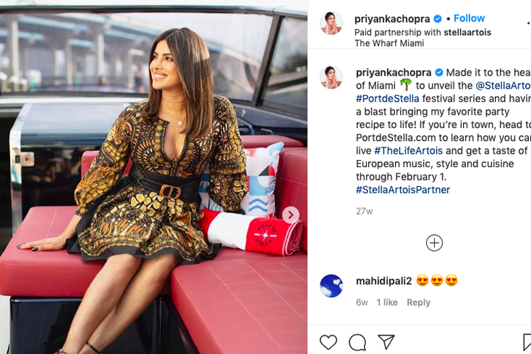 Artis peran Priyanka Chopra Jonas mengatakan ia merasa begitu diberkati saat menjalani karantina karena adanya pandemi virus corona. 