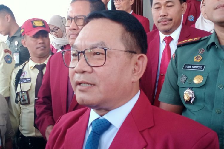 Penasihat Khusus Presiden Bidang Urusan Pertahanan Nasional, Jenderal (Purn) Dudung Abdurachman di Universitas Muhammadiyah Malang (UMM), Rabu (2/7/2025).
