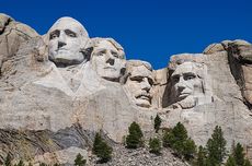 4 Oktober 1927, Pahatan Wajah Presiden AS di Gunung Rushmore Mulai Dikerjakan