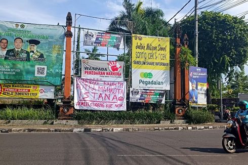 Saat Kedatangan Gibran di Bali Disambut Spanduk-spanduk Bernada Sindiran...