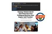 INFOGRAFIK: Muncul Hoaks Kaesang Nyatakan Buruh, Petani, dan Ojol Memintanya Jadi Presiden
