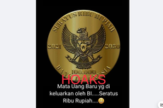 [HOAKS] Uang Logam Rp 100.000 Terbaru Keluaran BI